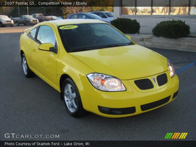 2007 Pontiac G5  in Competition Yellow
