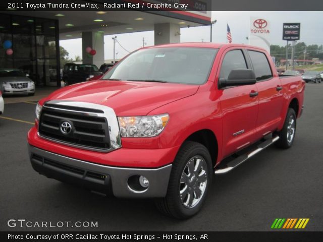 2011 Toyota Tundra CrewMax in Radiant Red