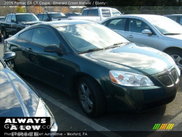 2006 Pontiac G6 GT Coupe in Emerald Green Metallic