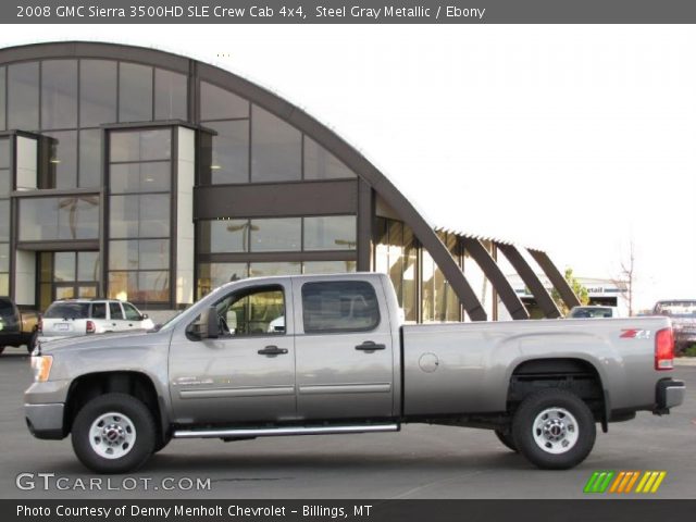 2008 GMC Sierra 3500HD SLE Crew Cab 4x4 in Steel Gray Metallic