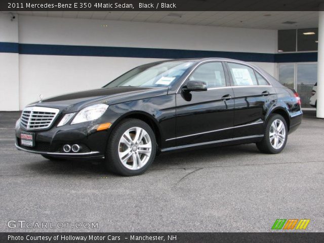 2011 Mercedes-Benz E 350 4Matic Sedan in Black