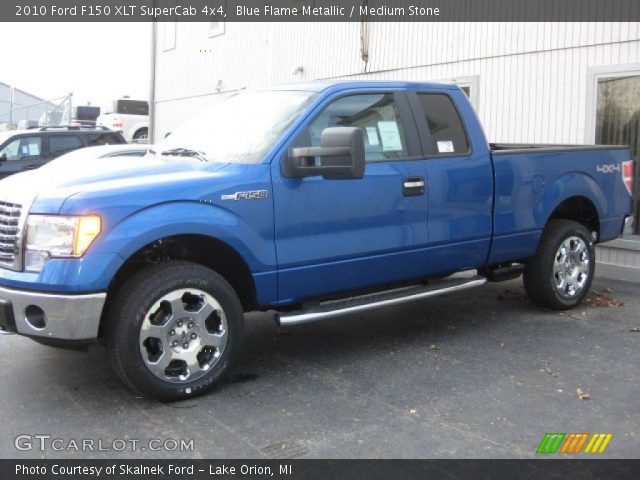 2010 Ford F150 XLT SuperCab 4x4 in Blue Flame Metallic