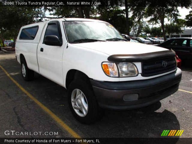 2000 Toyota Tundra Regular Cab in Natural White