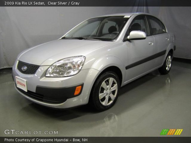 2009 Kia Rio LX Sedan in Clear Silver