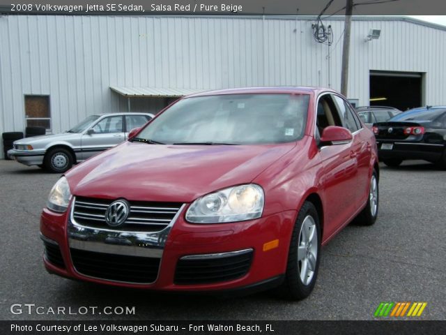 2008 Volkswagen Jetta SE Sedan in Salsa Red