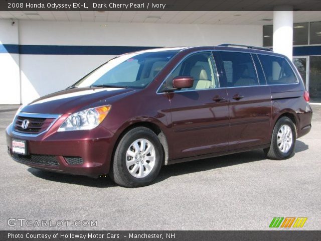 2008 Honda Odyssey EX-L in Dark Cherry Pearl