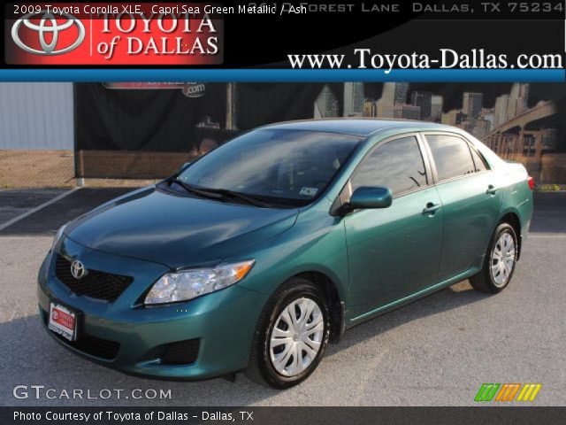 2009 Toyota Corolla XLE in Capri Sea Green Metallic