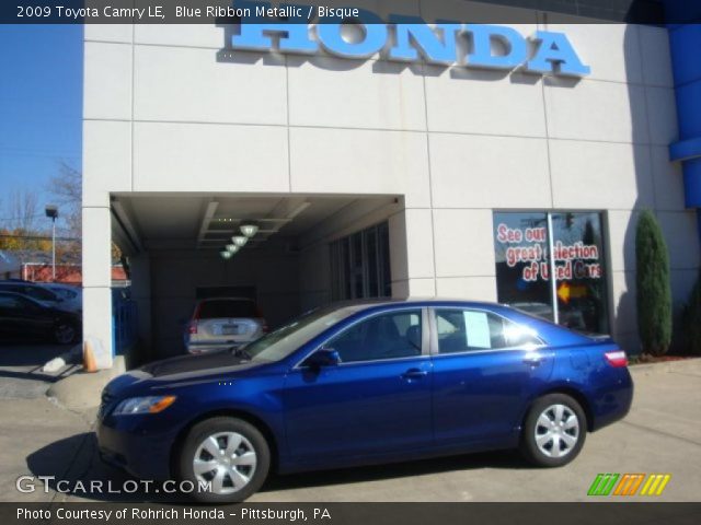 2009 Toyota Camry LE in Blue Ribbon Metallic