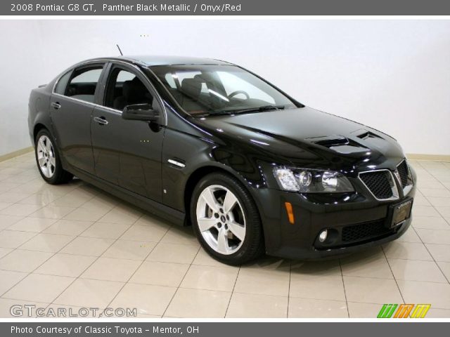 2008 Pontiac G8 GT in Panther Black Metallic