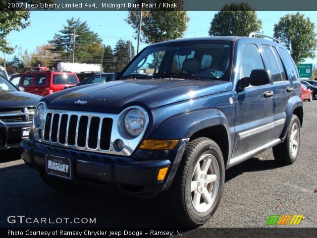 2007 Jeep Liberty Limited 4x4 in Midnight Blue Pearl