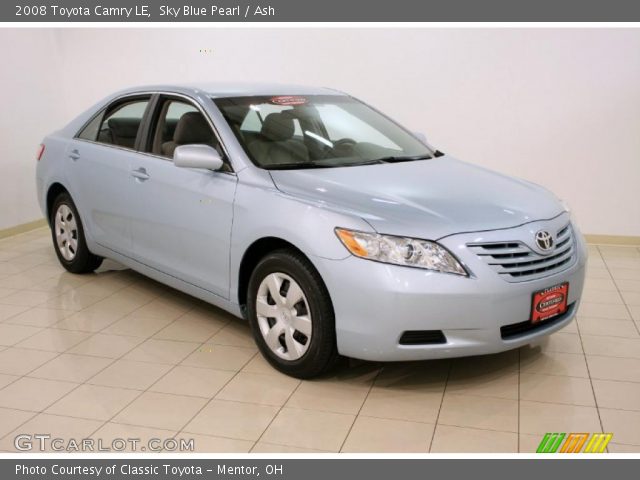 2008 Toyota Camry LE in Sky Blue Pearl