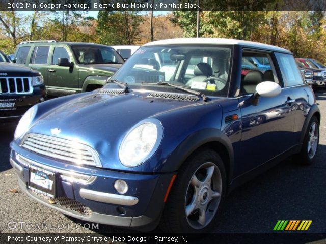 2002 Mini Cooper Hardtop in Electric Blue Metallic