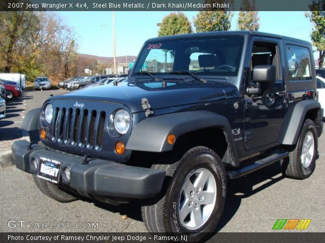 2007 Jeep Wrangler X 4x4 in Steel Blue Metallic