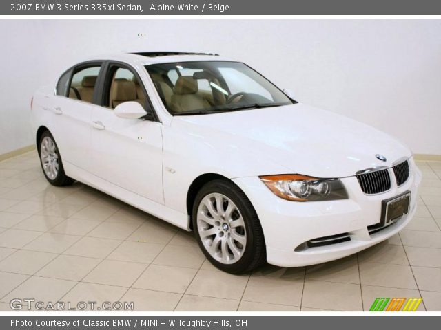 2007 BMW 3 Series 335xi Sedan in Alpine White