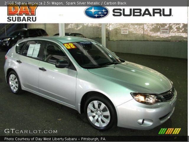 2008 Subaru Impreza 2.5i Wagon in Spark Silver Metallic
