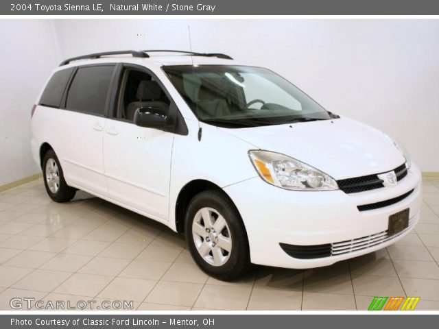 2004 Toyota Sienna LE in Natural White