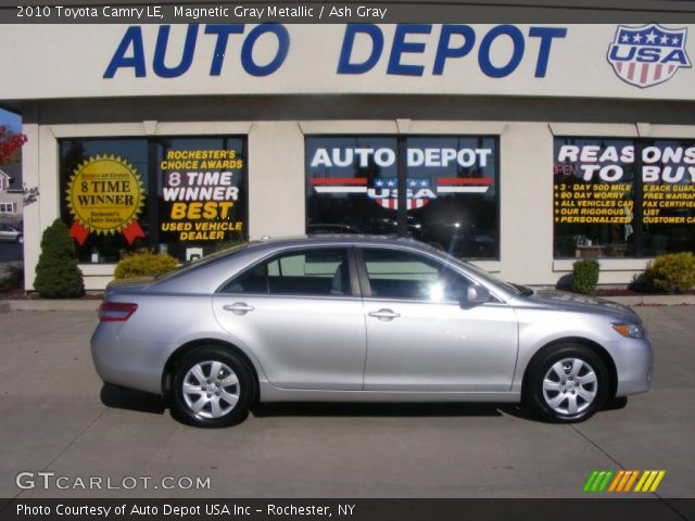 2010 Toyota Camry LE in Magnetic Gray Metallic