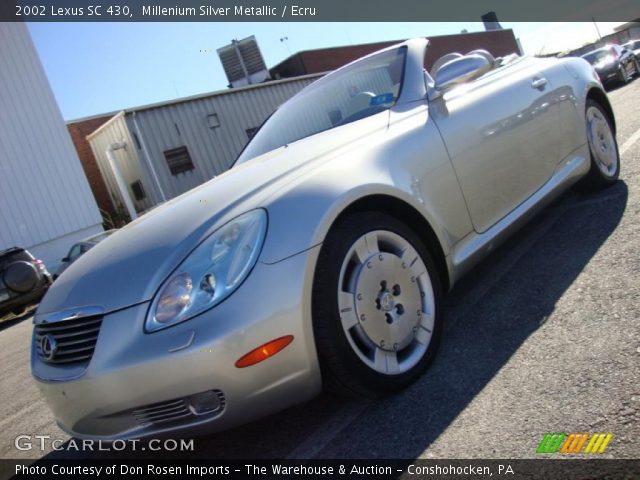 2002 Lexus SC 430 in Millenium Silver Metallic