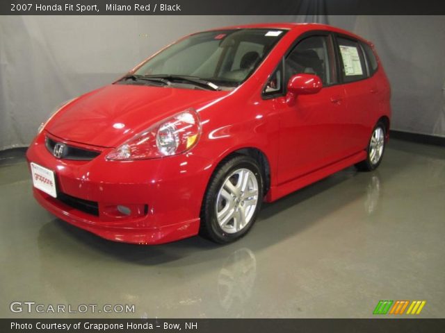 2007 Honda Fit Sport in Milano Red