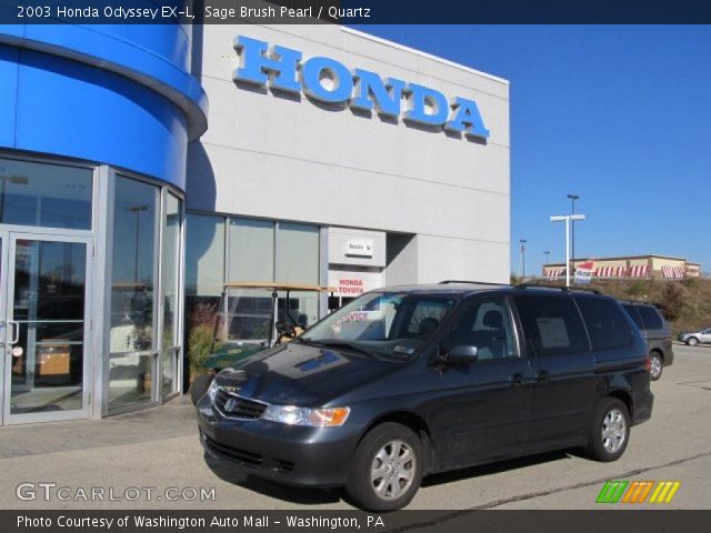 2003 Honda Odyssey EX-L in Sage Brush Pearl