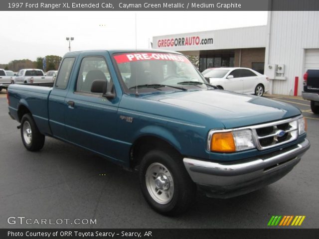 1997 Ford Ranger XL Extended Cab in Cayman Green Metallic