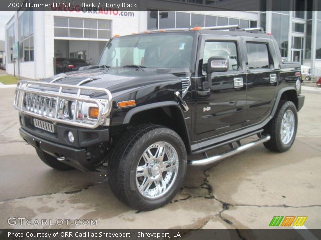 2007 Hummer H2 SUT in Black