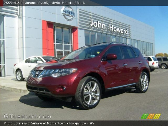 2009 Nissan Murano LE AWD in Merlot Metallic