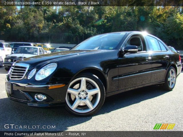 2008 Mercedes-Benz E 350 4Matic Sedan in Black