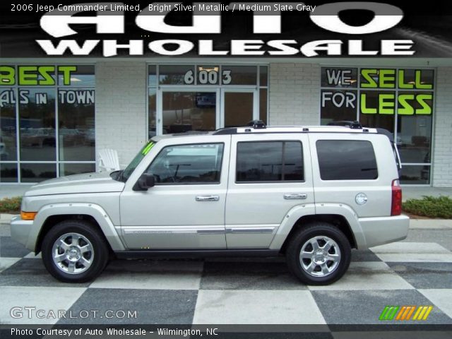 2006 Jeep Commander Limited in Bright Silver Metallic