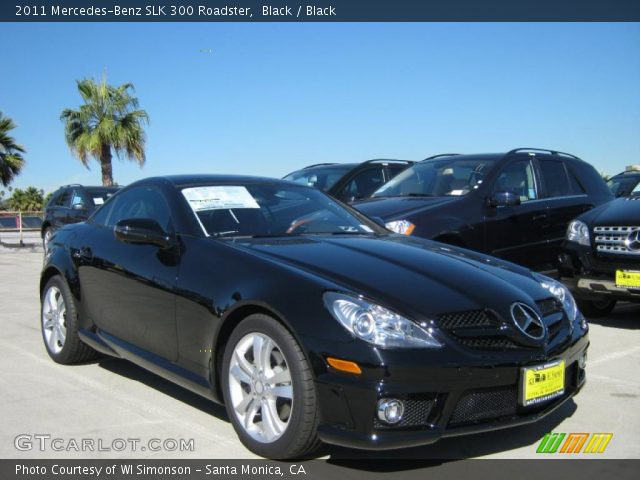 2011 Mercedes-Benz SLK 300 Roadster in Black