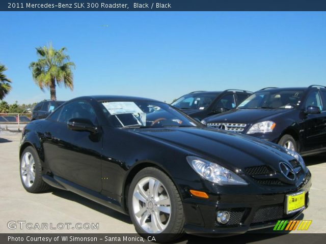 2011 Mercedes-Benz SLK 300 Roadster in Black