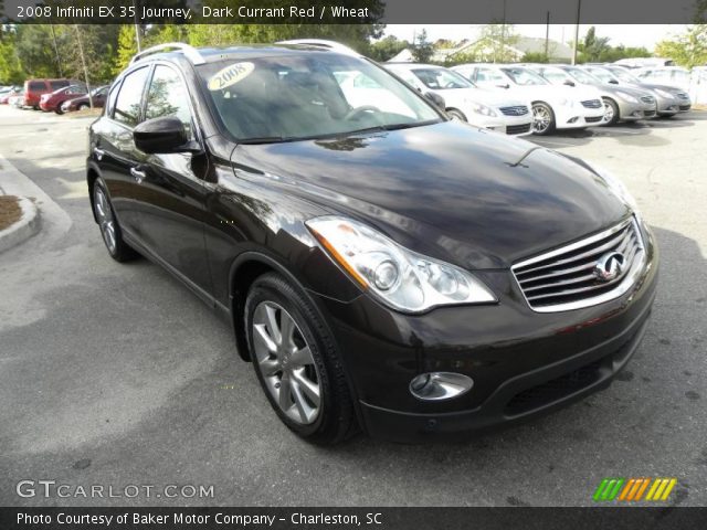 2008 Infiniti EX 35 Journey in Dark Currant Red