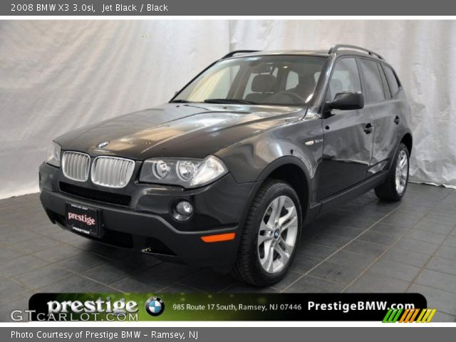2008 BMW X3 3.0si in Jet Black