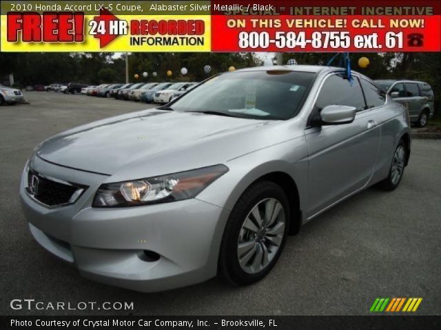 2010 Honda Accord LX-S Coupe in Alabaster Silver Metallic