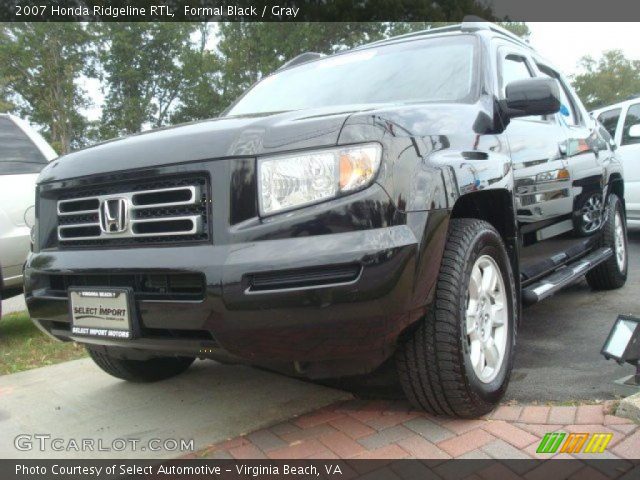2007 Honda Ridgeline RTL in Formal Black