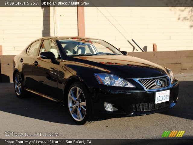 2009 Lexus IS 250 in Obsidian Black