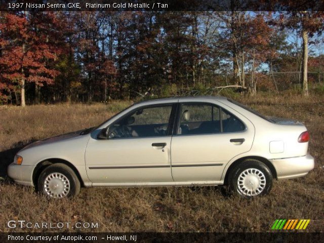 1997 Nissan Sentra GXE in Platinum Gold Metallic