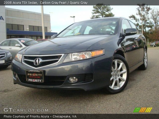 2008 Acura TSX Sedan in Carbon Gray Pearl