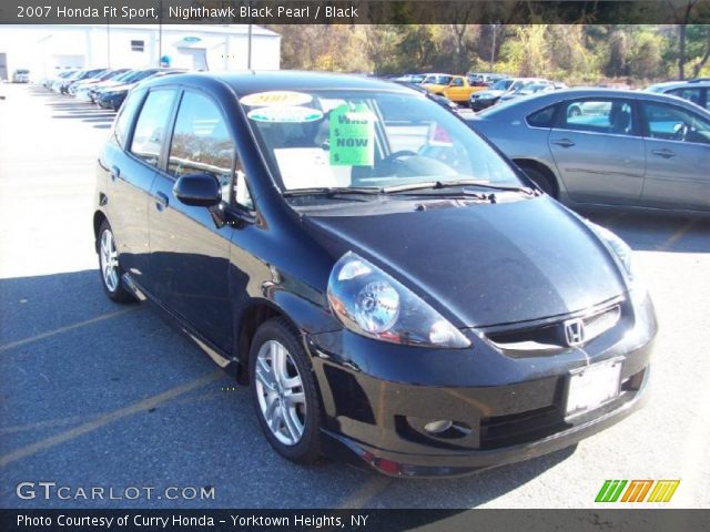 2007 Honda Fit Sport in Nighthawk Black Pearl