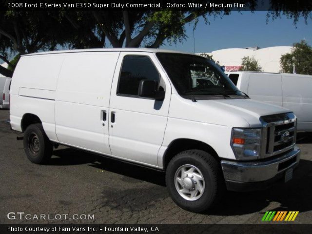 2008 Ford E Series Van E350 Super Duty Commericial in Oxford White