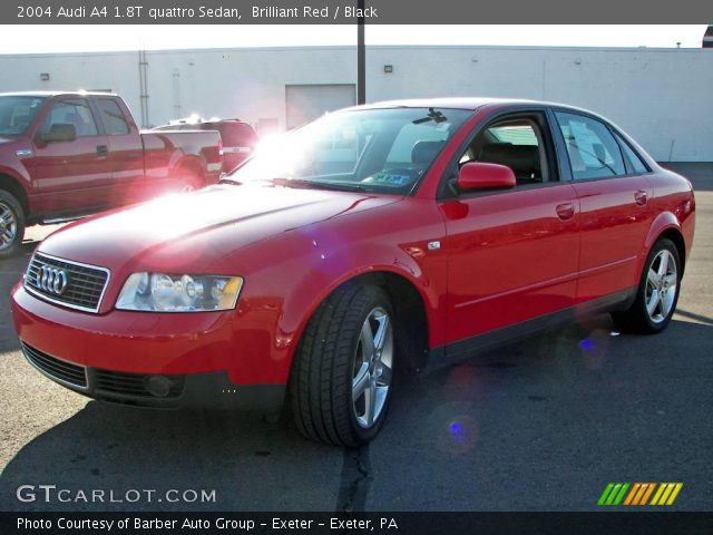 2004 Audi A4 1.8T quattro Sedan in Brilliant Red