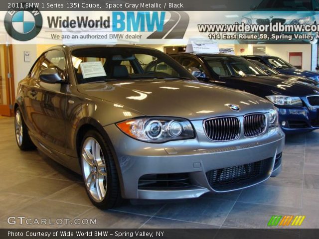 2011 BMW 1 Series 135i Coupe in Space Gray Metallic