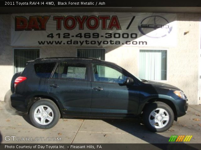 2011 Toyota RAV4 I4 4WD in Black Forest Metallic