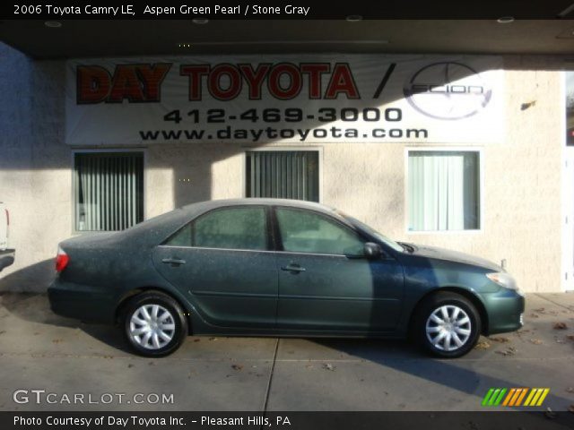 2006 Toyota Camry LE in Aspen Green Pearl