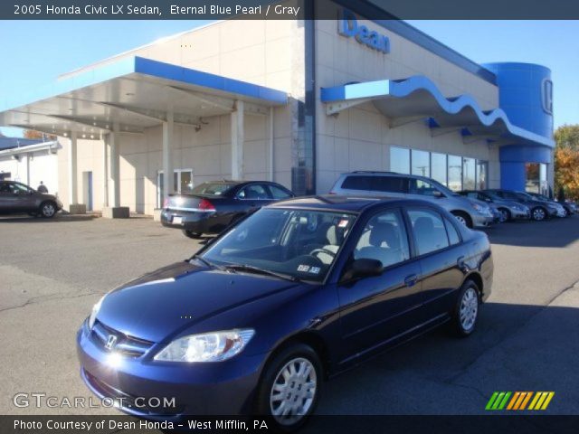 2005 Honda Civic LX Sedan in Eternal Blue Pearl
