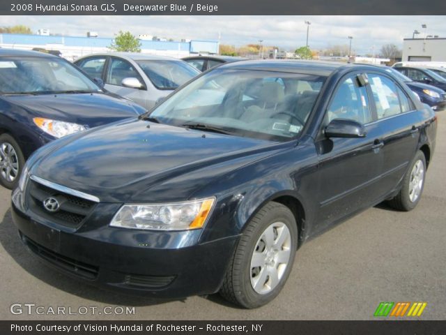 2008 Hyundai Sonata GLS in Deepwater Blue