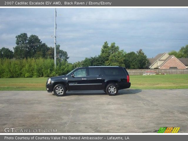 2007 Cadillac Escalade ESV AWD in Black Raven