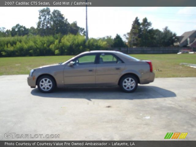 2007 Cadillac CTS Sedan in Gold Mist