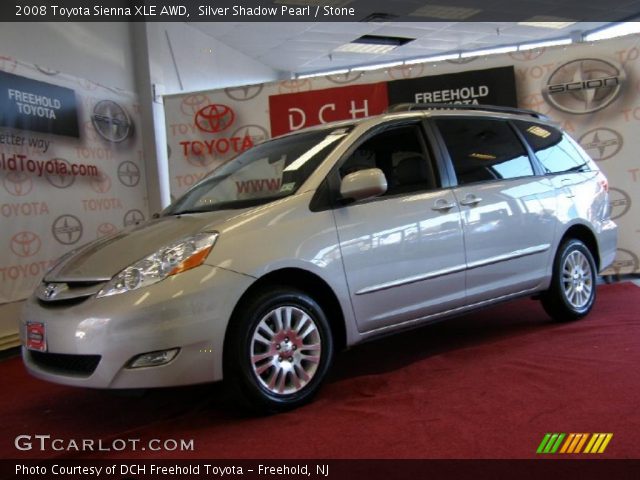 2008 Toyota Sienna XLE AWD in Silver Shadow Pearl