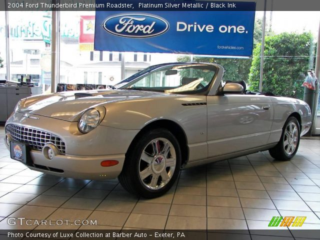2004 Ford Thunderbird Premium Roadster in Platinum Silver Metallic